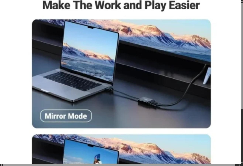UGREEN CM611 HDMI to VGA Converter without Audio image 2