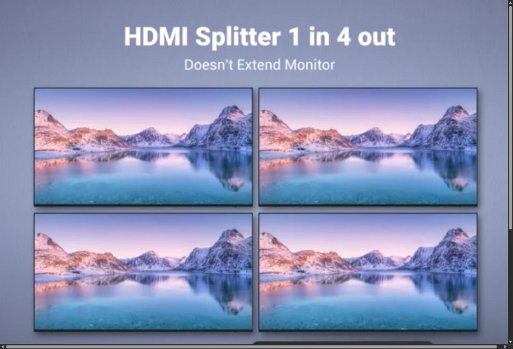 UGREEN HDMI Splitter 1 In 4 Out Splitter image 2