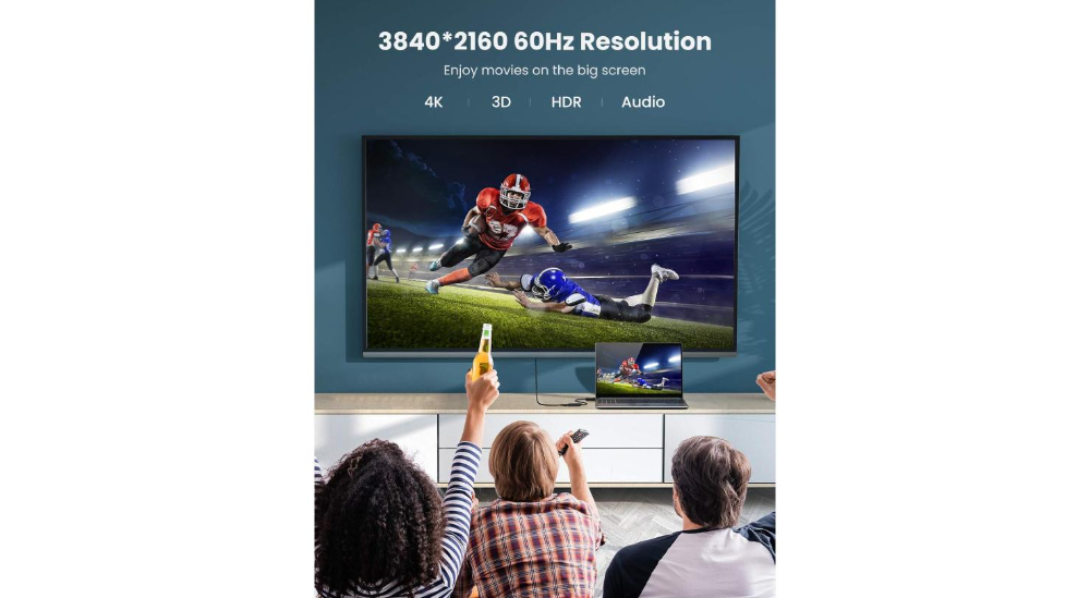 UGREEN DP Male To HDMI Female Converter(1080p) image 2