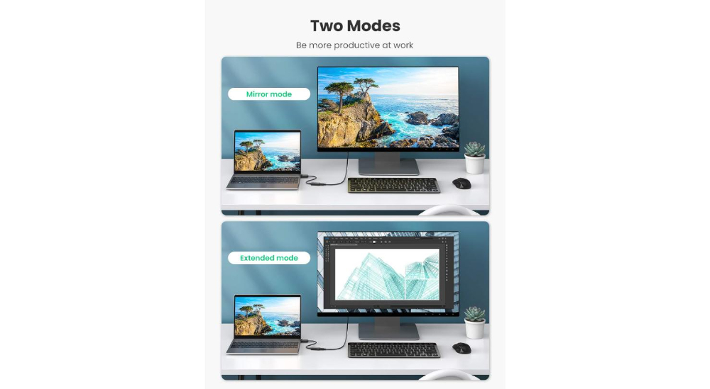 UGREEN DP Male To HDMI Female Converter(1080p) image 4