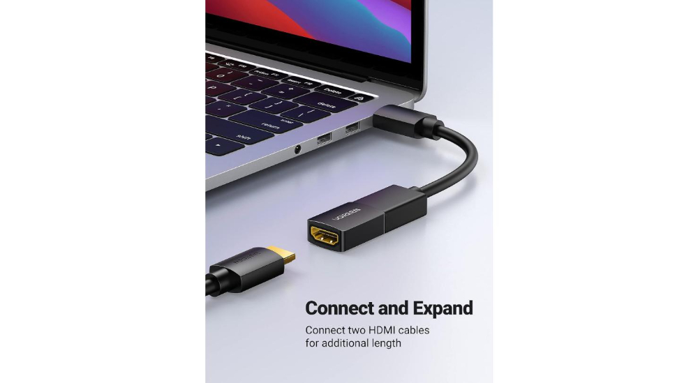 UGREEN HDMI Female to Female Adapter (Black) image 2