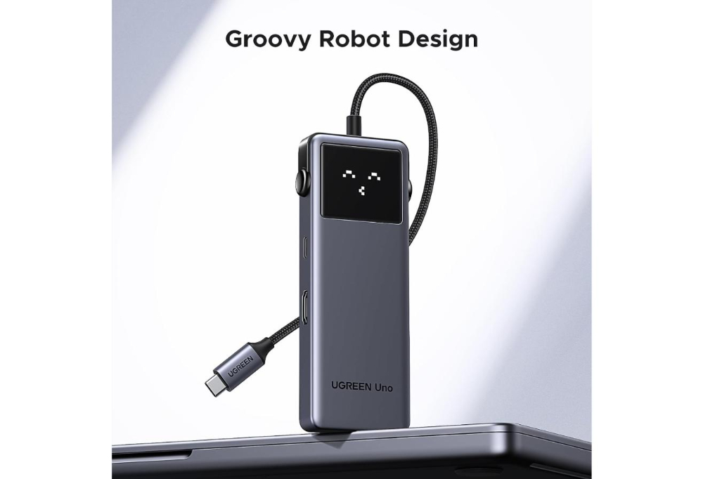 UGREEN Uno 6-in-1 USB-C Docking Station with HDMI, 100W PD, 2 USB-C and 2 USB-A 3.2 Ports image 3
