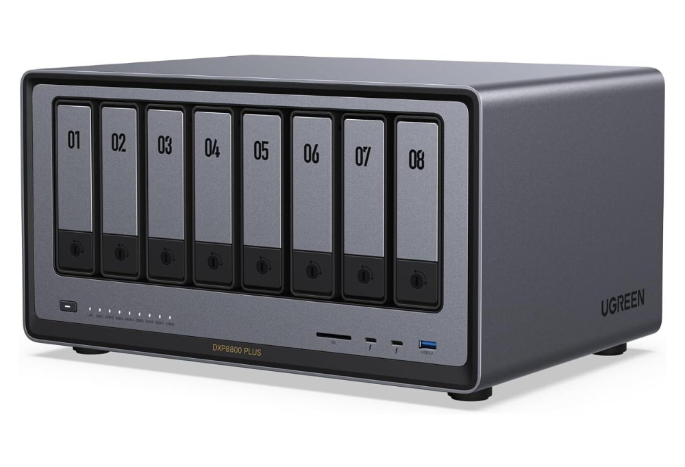 UGREEN DXP8800 Plus 8-Bay High performance desktop NAS | 8K, 2x10GbE, 2x M.2