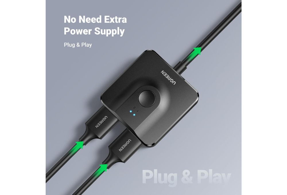 UGREEN 2 In 1 Out HDMI Switcher 4K@60Hz image 5