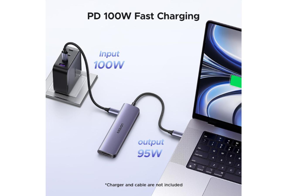 UGREEN 7-in-1 USB-C Multifunction Adapter with 4K HDMI, SD/TF Card Reader and PD image 4