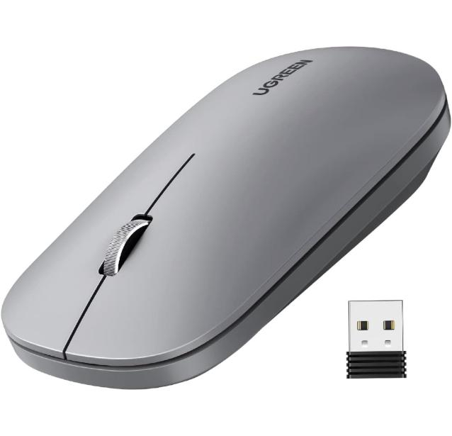 UGREEN 2.4G Wireless Mouse Moonlight Gray - MU105