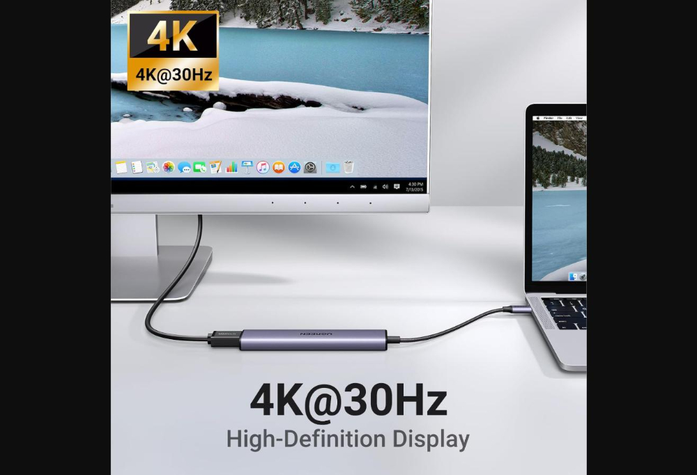 UGREEN 5-in-1 USB-C Multifunction Adapter | 4K, PD image 5