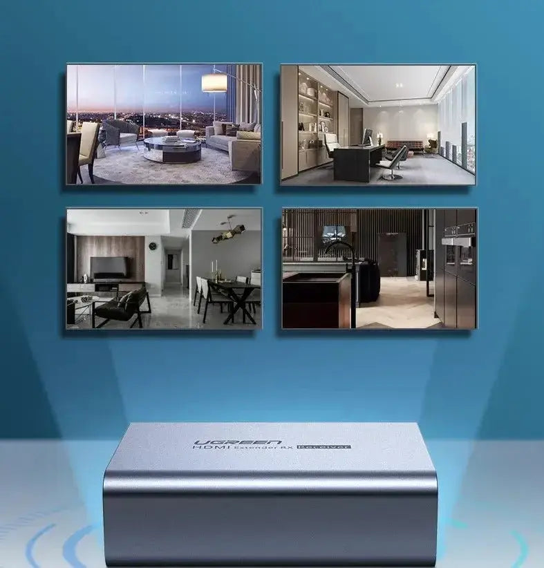 UGREEN HDMI over Ethernet Extender, 50m Display Connection for Meeting Rooms & Installations, UK Plug image 5