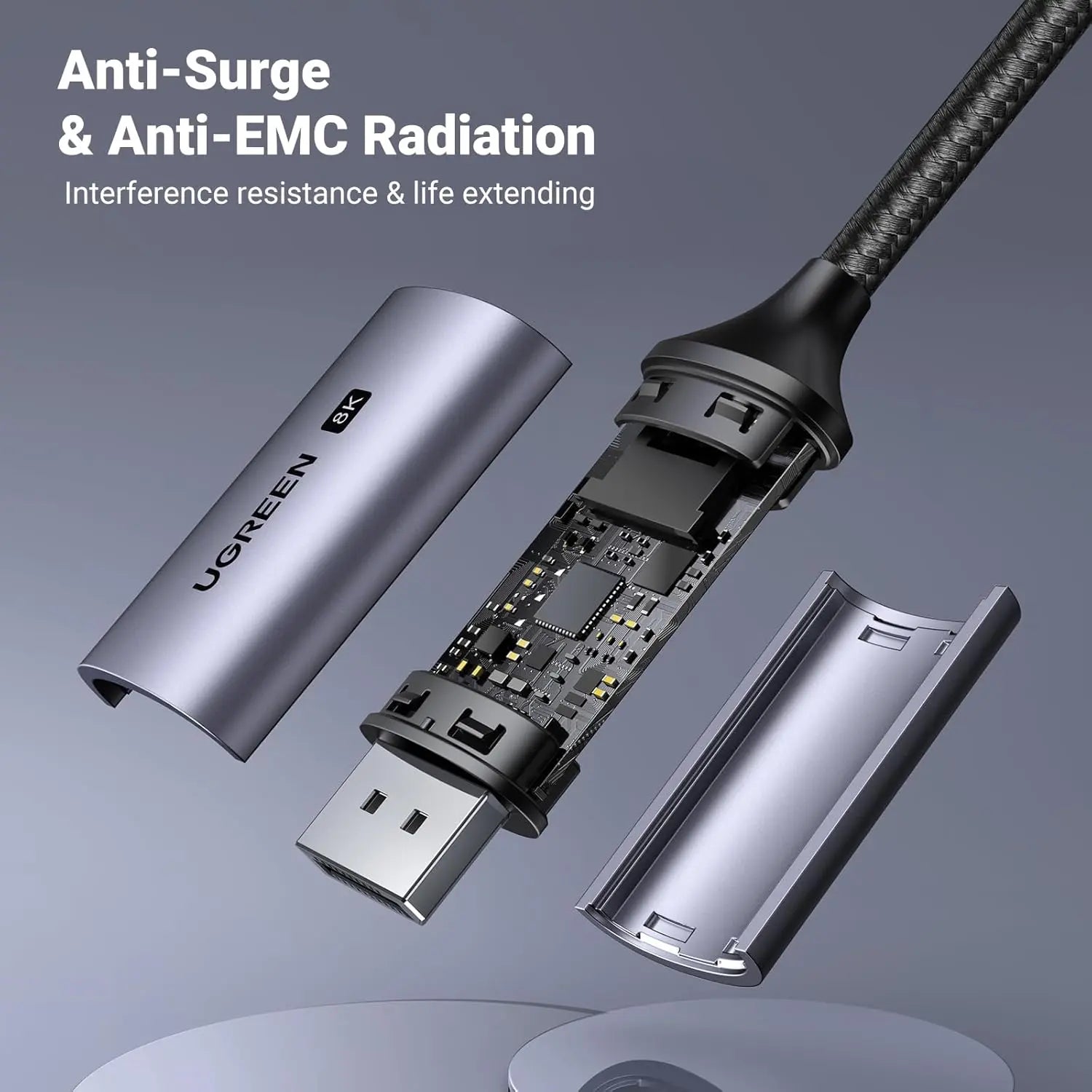 UGREEN USB-C to DisplayPort 8K Cable 1m, For Compatible Monitor & Display Connections image 4
