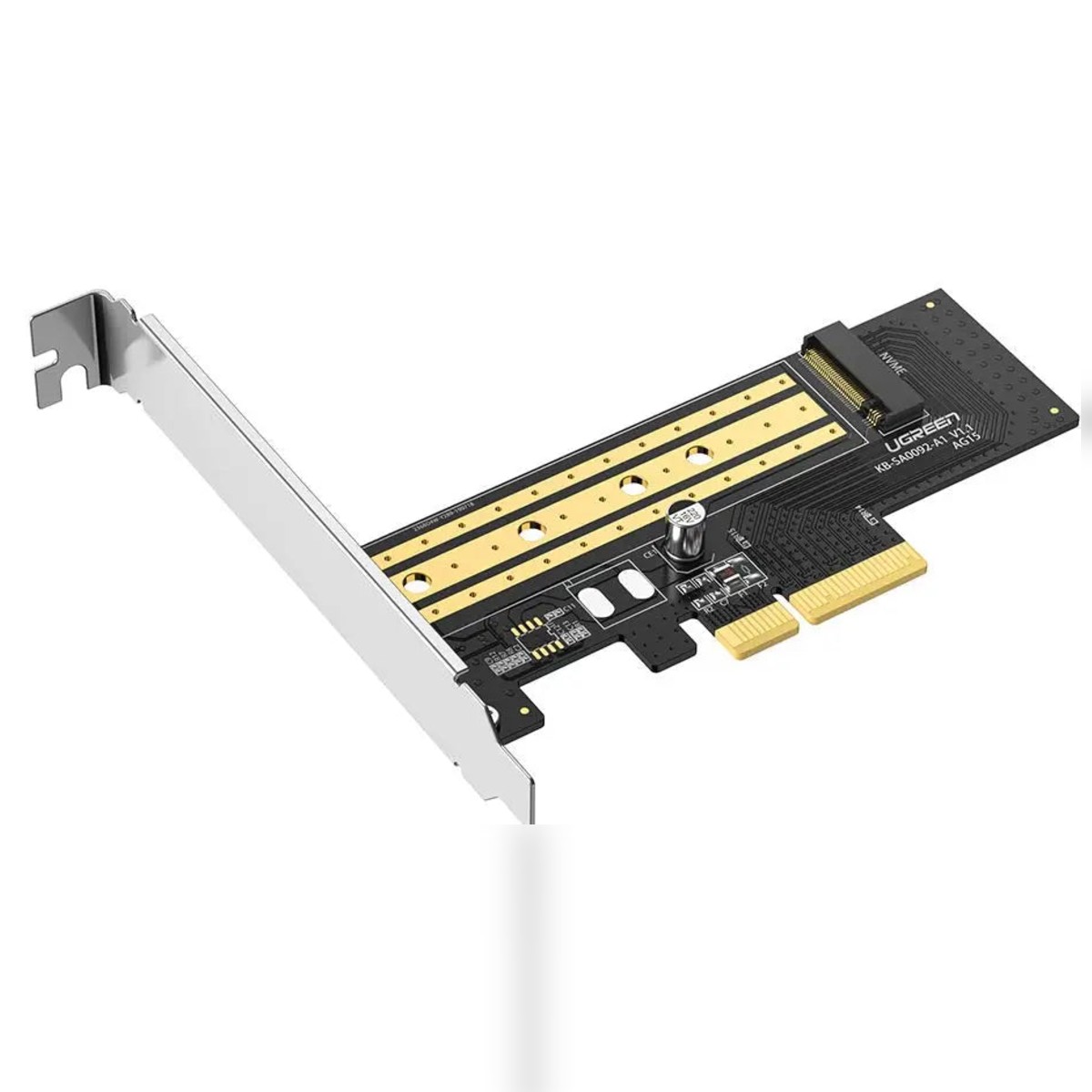 UGREEN M.2 NVMe SSD Enclosure, USB-C 3.2 Gen 2 10Gbps, Supports 2230/2242/2260/2280 Drives for External Storage