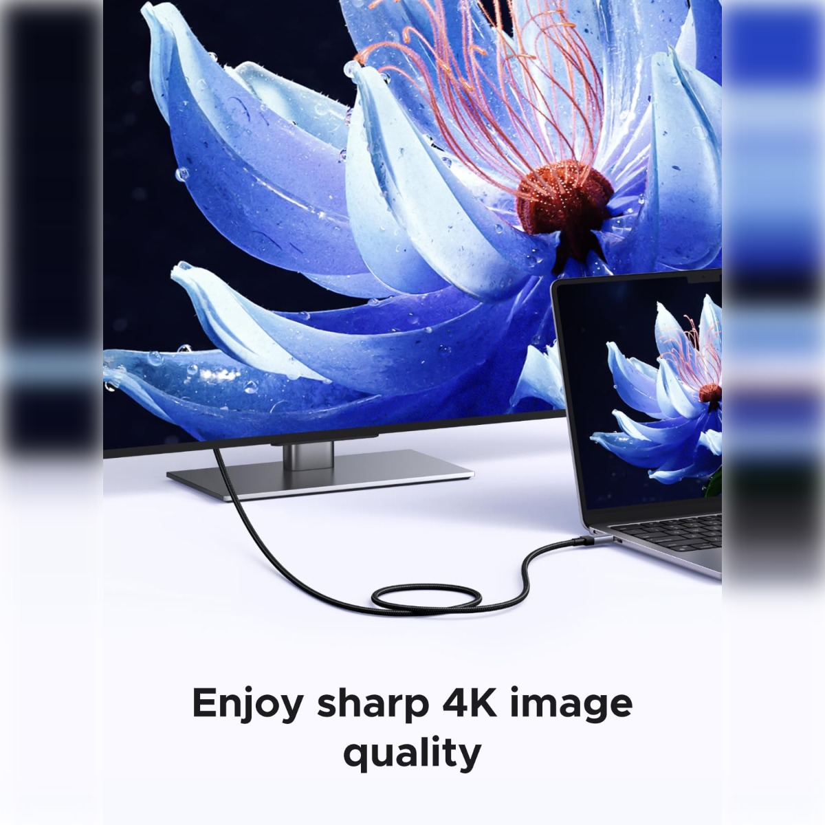 UGREEN USB-C 3.2 Gen 2 10Gbps, 4k @60Hz, 2m(Black) image 3