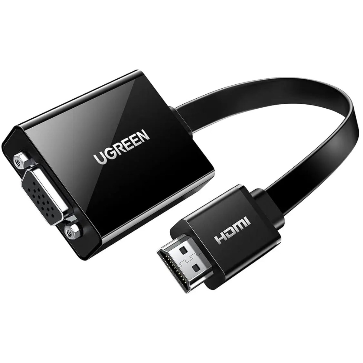 UGREEN HDMI to VGA+HDMI+3.5mm Converter, For Compatible Monitor & Display Connections
