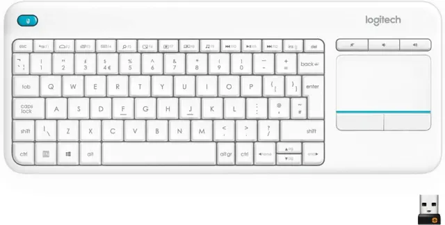 Logitech K400 Plus Wireless Keyboard with Built-In Touchpad