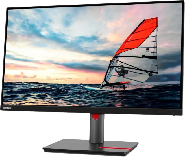 Lenovo ThinkVision P25i-30 24.5" FHD Monitor, Tilt/Swivel/Pivot/Height Adjustable Stand, Raven Black Color