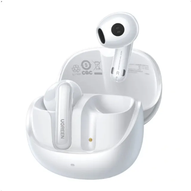 UGREEN HiTune H6 Pro Hybrid Active Noise-Cancelling Earbuds White