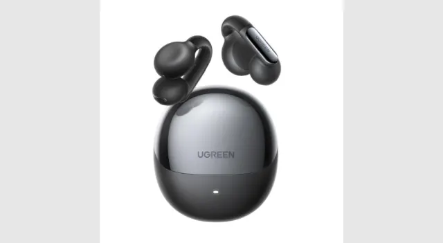UGREEN WS210 HiTune S5 True Wireless Earbuds, Open-Ear & Smart Noise Cancelling  -Black